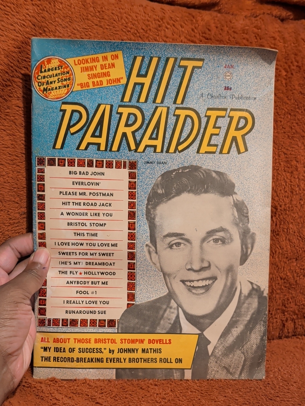 Hit Parader Vintage Music Magazine : Jimmy Dean